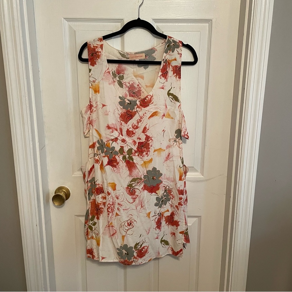 Otis & Maclain Floral Cut Out Dress size small